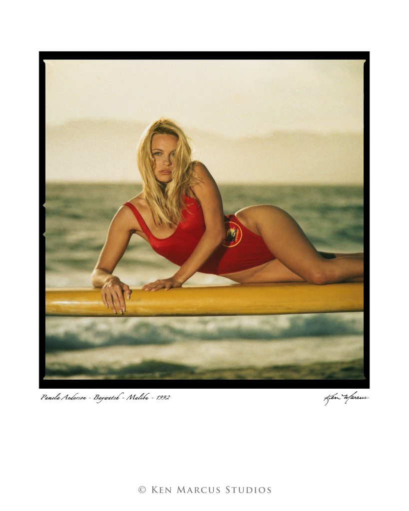 Pam Anderson Baywatch Malibu 1992 Ken Marcus Gallery